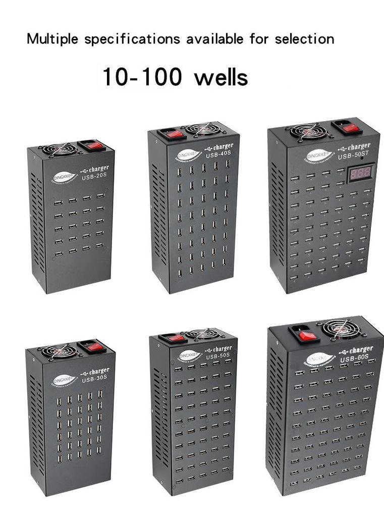 High-Power 60W Dual USB Charging Station for Multiple Devices