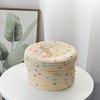 2pcs Sturdy Cotton Rope Storage Baskets With Lid Designs for Keeping Living Space Neat and Tidying Household Use