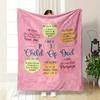 The Pattern Highlights Self-worth, Talents, Divine Love, Purpose, and Joy. for All Seasons Blanket Lunch Break Throw Gift