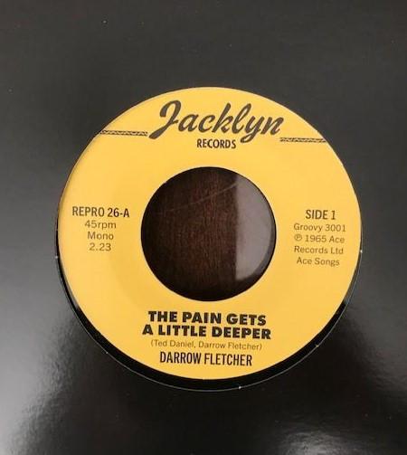 7inch Record DARROW FLETCHER - Pain Gets A Little Deeper / My Judg REPRO26 REPRO 2025 US Soul/Funk