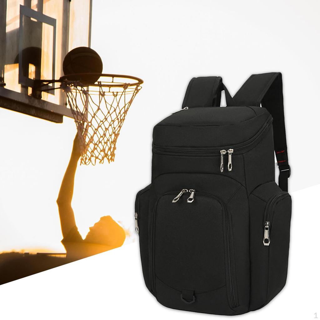 Basketball Backpack Rucksack Oxford Cloth Sport Equipment Bag Shoulder for Running Camping