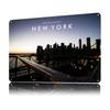 New York Skyline Nacht Gedrucktes Poster Benutzerdefinierte Wandkunst Retro Vintage Metallblechschilder für Heimdekoration Wohnzimmer Hausartikel