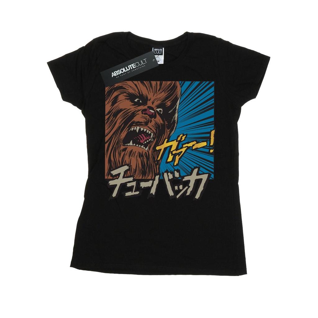 Star Wars Womens/Ladies Chewbacca Roar Pop Art Cotton T-Shirt