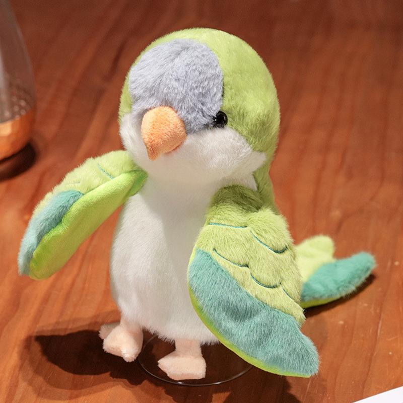 Parrot Plush Hand Puppets Realistic Parrot Stuffed Animal Plush Hand Puppets Role Play Interactive Toy For Kids Adults Muppets