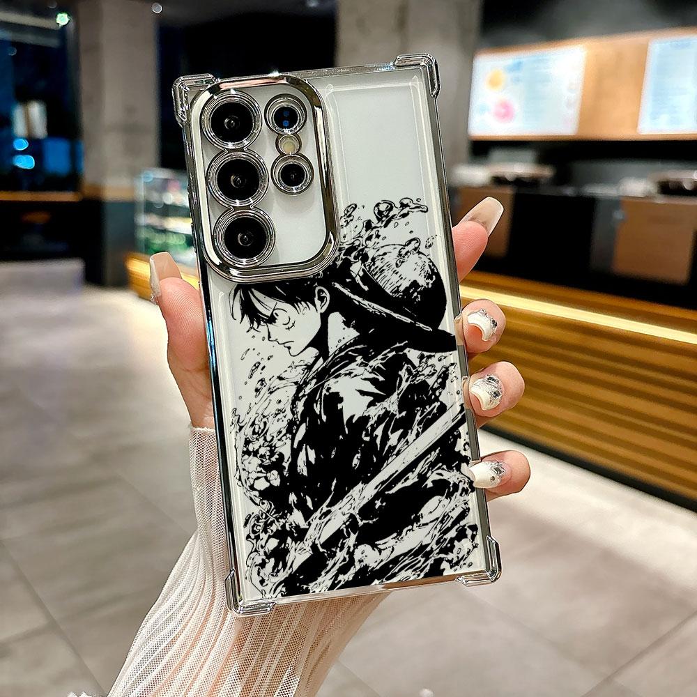 One Pieces Adventure King Luffy Coque For Galaxy S26Ultra Phone Case For Samsung S26 S25 S24 S23 S21 Ultra S20 FE S25 Plus Cover