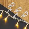 20/200PCS String Lights Holder Light String Clips Outdoor Gutter Clip Holiday Wire Clamp Festival Halloween Christmas Decoraton