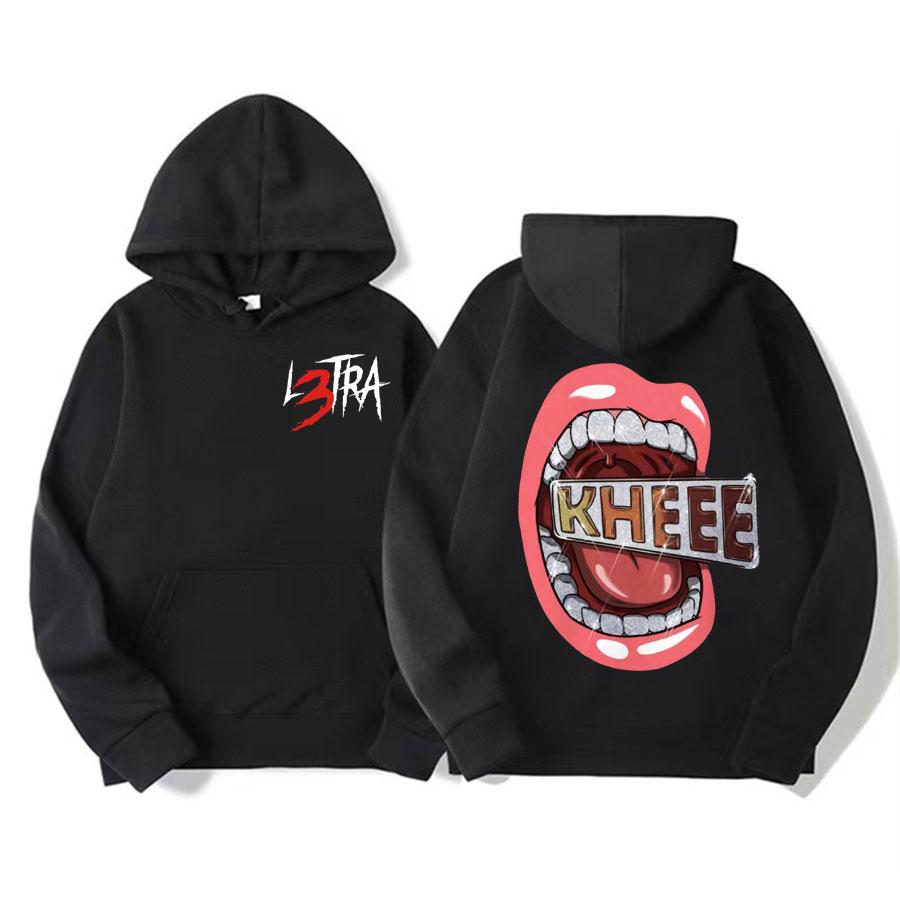 

Singer Luar L s music album L3TRA printed Hoodie Men s high-quality fashionable and retro sweatshirt Casual hoodie S