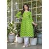 Women Designer Party Wear Cotton Rayon Kurti Pant Set Indian Top Tunic Dress 2362