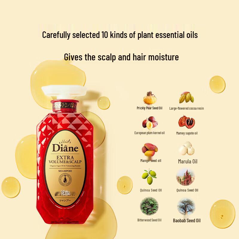 Moist Diane Scalp Care Refreshing & Volumizing Shampoo & Conditioner Set