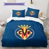Villarreal Pattern Bedding Quilt Set  Home Decoration  Gift (1 * duvet cover + 2 * pillowcase  without core)