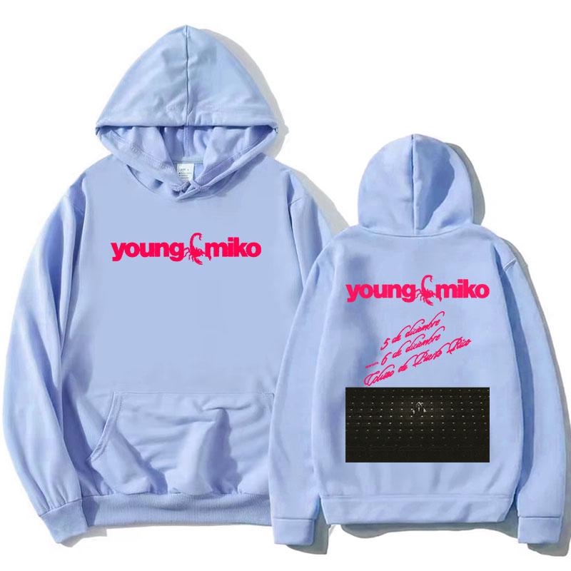 Young Miko Tour 2026 Hoodies DO NOT DISTURB Album Graphic Sweatshirts Fleece Winter Fleece Hooded Pullovers Streetwear Women