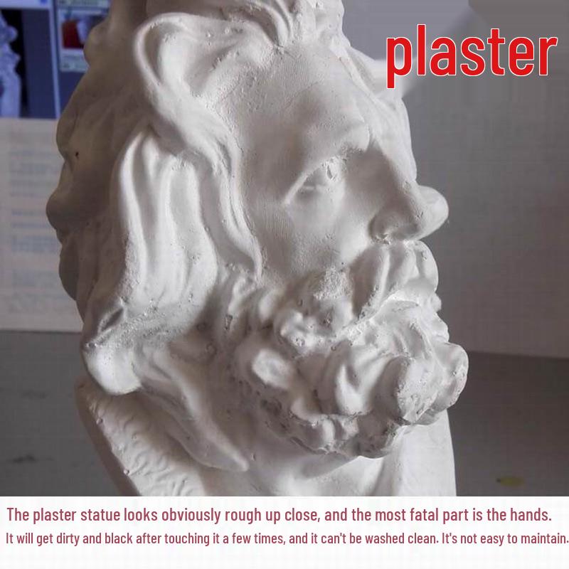 15cm European-Style David Resin Bust Statue - Nordic Decorative Figurine
