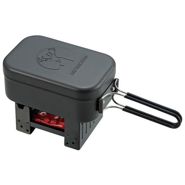 Captain Stag Captain Stag Uh 4126 [mestin Aluminum Square Cooker 1 Go With Scale Hard Anodized Black]