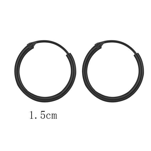 Fashion Simplicity Hoop Earrings for Women Punk Hip-Hop Gold Metal Circle Hoop Party EarringsTrend Jewelry Gift