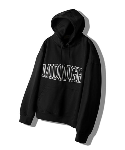 Midnight Applique Hoodie (Black)