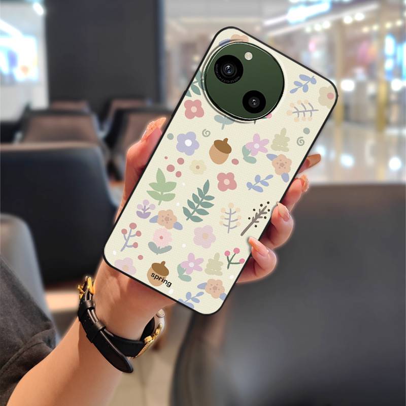 Graffiti Soft case Phone Case For Sharp Aquos R9/SH-51E Back Cover Durable Anti-dust Phone Pouch Cute Cartoon TPU