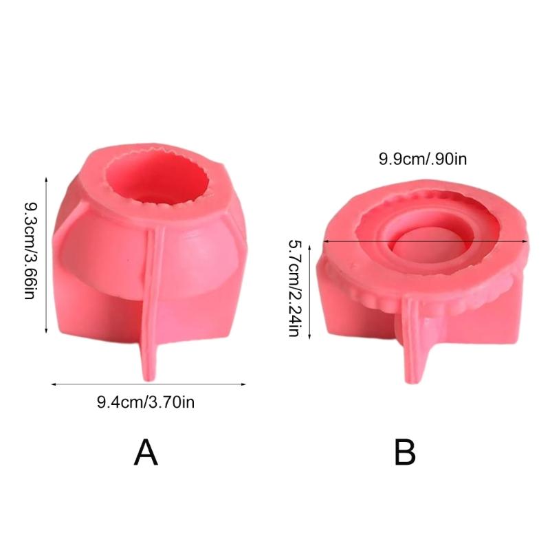 3D Candlestick Silicone Mold Frog Shaped Candle Stand Molds Candle Cup and Plate Mould Stylish Home Decorations Moulds