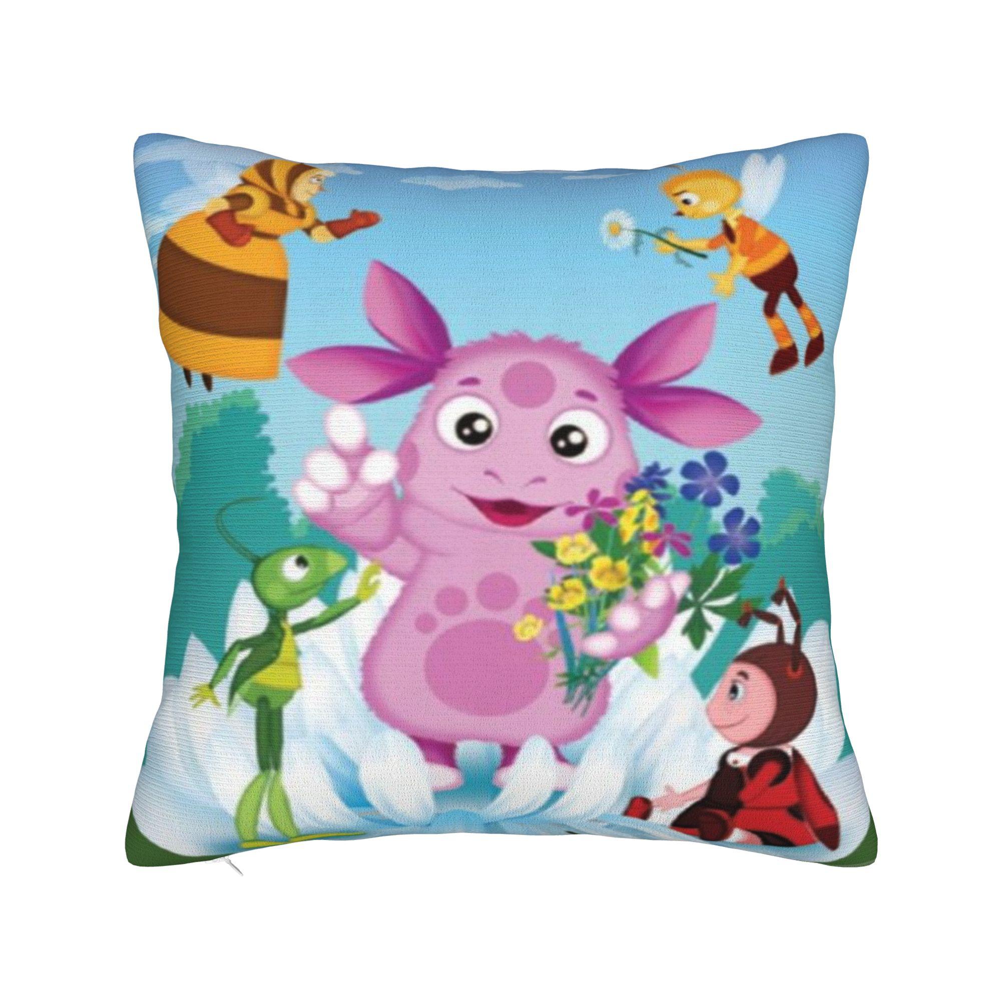 

Мультфільм Лунтік Наволочки Мерч Друк Наволочка для Подушки Подушки Декорації для Дому Квадратні Різні Розміри 50cmx50cm