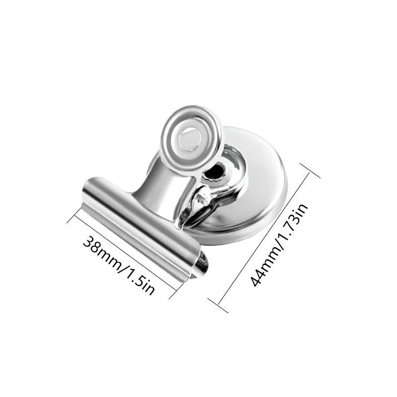 3Pcs Strong Magnets Magnetic Clips Bulldog Clips Heavy Duty Magnetic Clips Perfect For Whiteboard Magnets Photo Displays Home