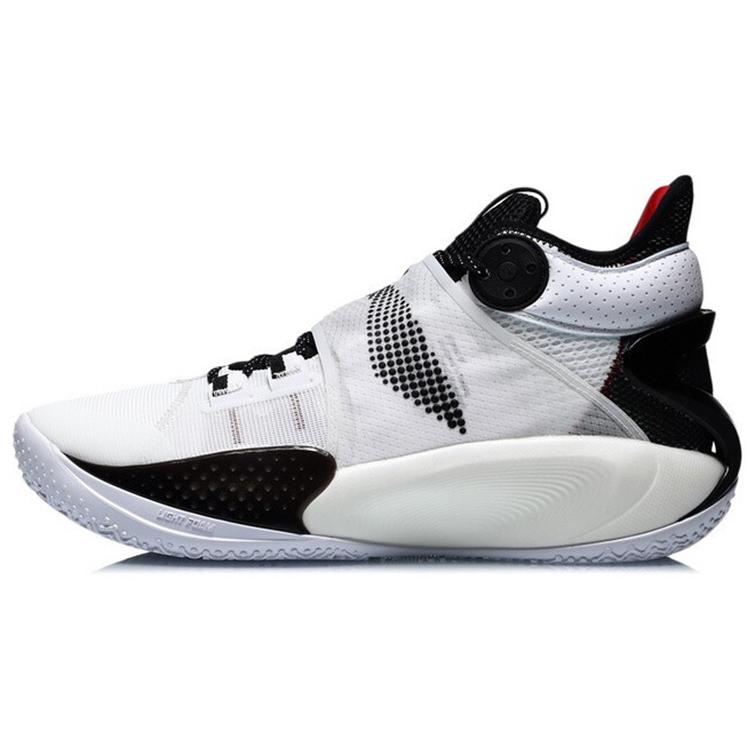 New LINING Sonic IX CJ McCollum Men's Premium Shoes   White/Black ABAR011-1