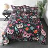 Set Copripiumino Gatto Arancione Matrimoniale Queen Size Motivo Animali Carini Poliestere Copripiumino Coperta Trapuntata Per Bambini Adolescenti Set Biancheria da Letto