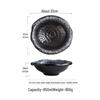 ZISIZ Japanese Ceramic Water Pattern Soup Bowl