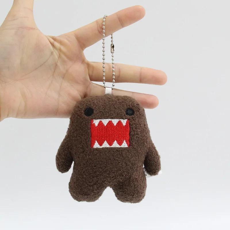 Kawaii Cute Domo Kun Plush Keychain Anime Keyring Charm for Bag Keys Gift Collection