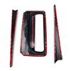 Matte Black Car Rear Gate Trunk Protector Trim For Ford Ranger T7 2012-2019