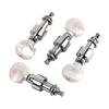 Pearled Banjo Pegs Tuning 4 Head Tuner Tone Keys Musical Instrument Parts Set