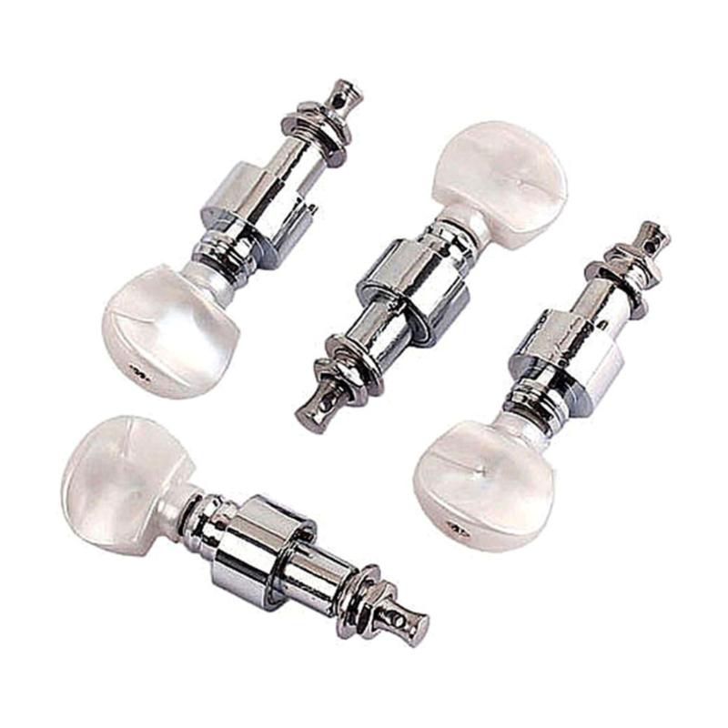 Pearled Banjo Pegs Tuning 4 Head Tuner Tone Keys Musical Instrument Parts Set
