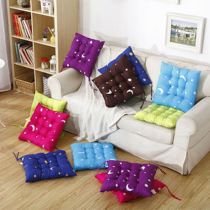 Plush Square Design Soft Chair Seat Pad Cushion For Comfortable Dining Experience