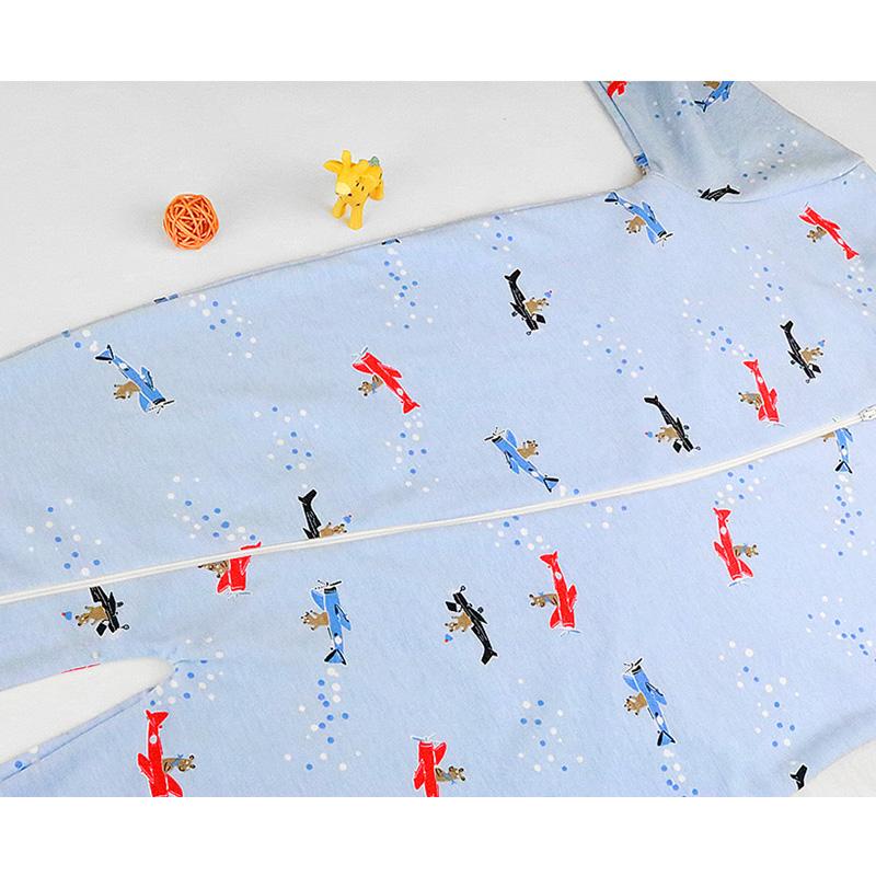 Baby Kinder 2 bis 7 Jahre alt Einteiliger Strampler Langarm 100% Baumwolle Kleidung Reißverschluss Jungen und Mädchen Kleidung Pyjama Strampler