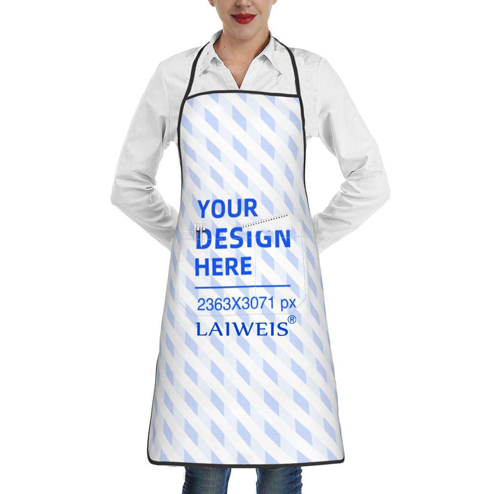 Animal Patterns Kitchen Apron Dinner Party Cooking Apron Adult Baking Accessories Waterproof Fabric Printed Cleaning Tools