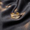 White Color Geometric Ring Vintage Style Metal Ring Vintage Adjustable Ring  Girl