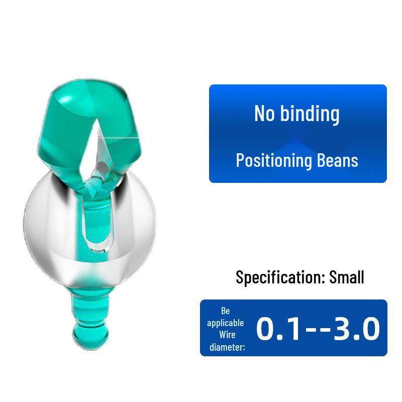 Quick-Release Detachable Fishing Float with Line Positioning and Sliding Self-Locking Bean
