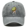 Kiwi Fruit High Heels Print Adjustable Sun Hat, Fruit Trucker Hat Headwear Unisex Simple Cotton Snapback Baseball Cap