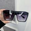 Vintage Quadratische Sonnenbrille Damen Herren Coole Spiegelgläser Stylische Sonnenbrille Weiblich Männlich Persönlichkeit Farben Oculos De Sol