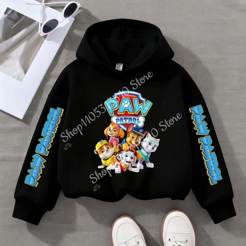 PAW Patrols Kids Sweatshirt Cartoon Chase Skye Printed Hoodie Trendy Long Sleeve Hoodies Girls Tops Clothing Boys Clothes Gifts