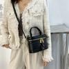 Textura Clássica Padrão De Pedra Pequeno Quadrado Saco Feminino Outono Inverno  Versátil Temperamento Crossbody Saco Sólido Festa Bolsa