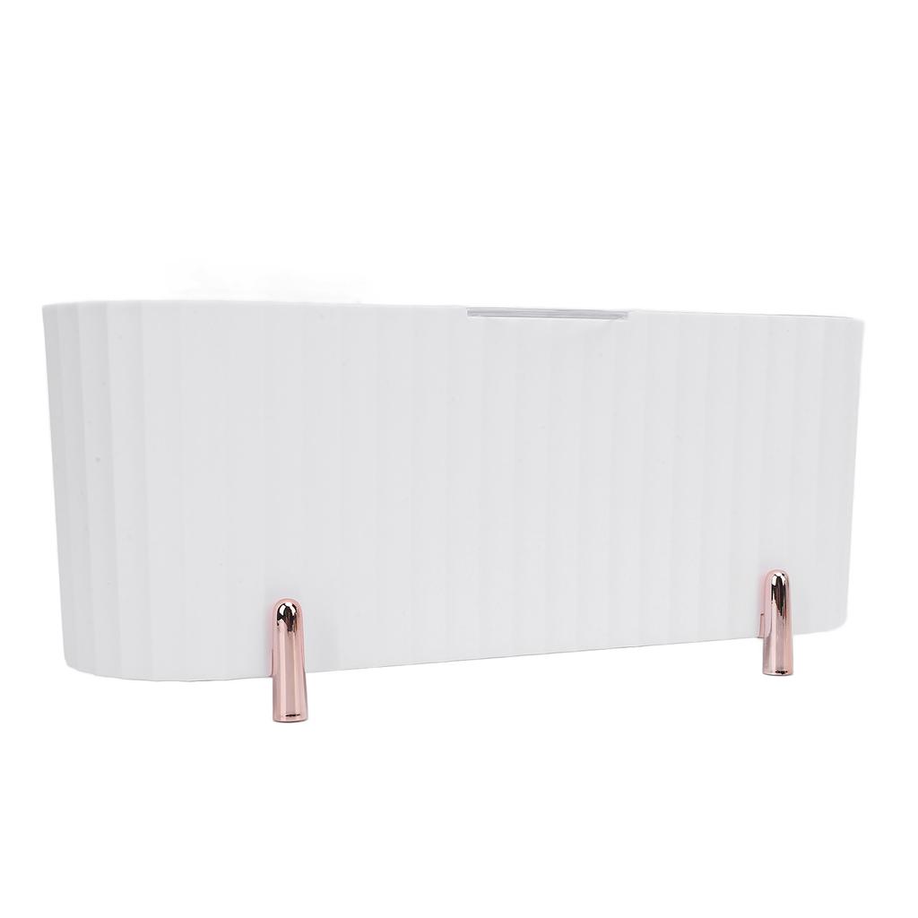Cotton Swabs Storage 3 Grids Cotton Swabs Dispenser Dust Resistant Desktop Lipstick Puffs Case for Home Nail Salon