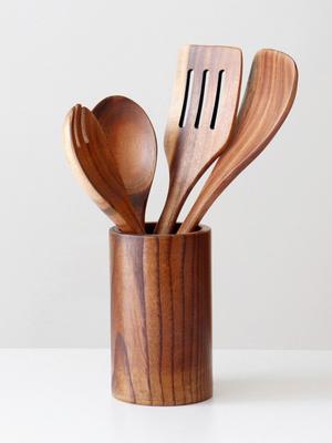 Kamomekitchen Teakwood Kitchen Tool Set