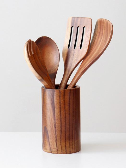 kamomekitchen teakwood kitchen tool set one