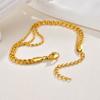 Multi-layer Stackable Beaded Chain Bracelet for Women Stainless Steel 18K Gold Plated Bracelet Hypoallergenic Waterproof Jewelry