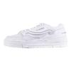 Li-Ning Fashionable Versatile Thick Sole Height Increasing Non-Slip Shock Absorbing Low Top Skate Shoes Men Sneakers White AGCU031-3