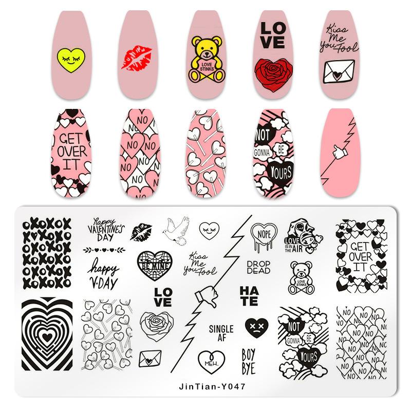 buy nail art stamping plate fresh flowers leaves stamp template animal pattern stainless steel image plate stencil printing tools at affordable prices free shipping real reviews with photos joom