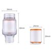 Purifier Output Kitchen Faucet Filter With 6 Filter Element Shower Filter  Bathroom Fittings