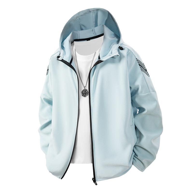 

Autumn and winter new men s long-sleeved outdoor leisure sports competition jacket training clothes zipper cardigan running clothes 3XL