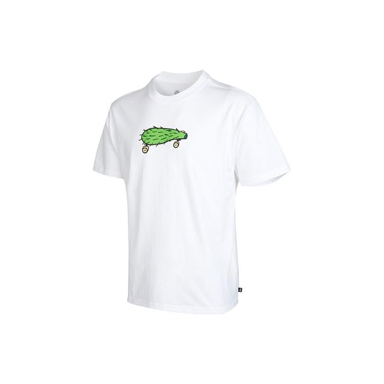 Men s Nike SB Cactus Printing Skateboard Round Neck Short Sleeve White T-Shirt DN7294-100 XXL