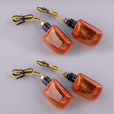 4Pcs Motorcycle Turn Signal Light Lamp Fit For Honda Shadow VT1100 VT500 VT750 VT600 VT700 Rebel 250 Nighthawk 250 650 750 12V