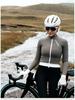 Lampaida Women's Vintage Style Fleece Cycling Jersey Long Sleeve Set - Frost Shadow Design